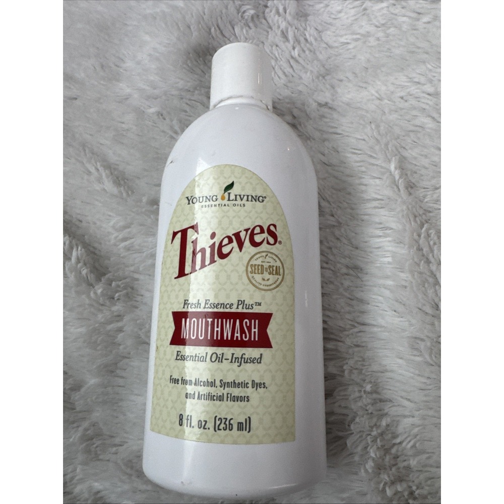 Young Living Thieves Fresh Essence Plus Mouthwash 8oz Essential Oil-Infused